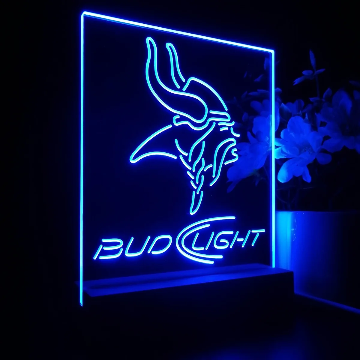 Minnesota Vikings Bud Light LED Desk Light