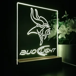 Minnesota Vikings Bud Light LED Desk Light