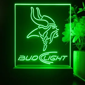 Minnesota Vikings Bud Light LED Desk Light