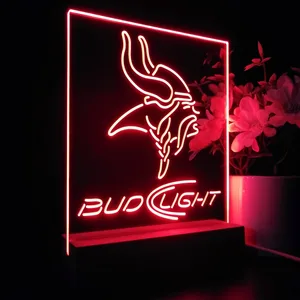 Minnesota Vikings Bud Light LED Desk Light