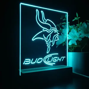 Minnesota Vikings Bud Light LED Desk Light