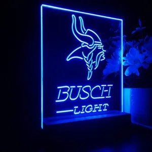 Minnesota Vikings Busch Light LED Desk Light