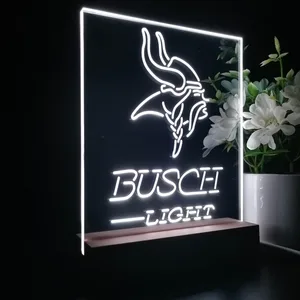 Minnesota Vikings Busch Light LED Desk Light