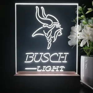 Minnesota Vikings Busch Light LED Desk Light