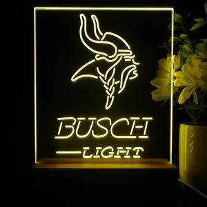 Minnesota Vikings Busch Light LED Desk Light
