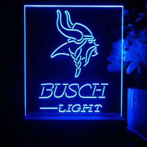 Minnesota Vikings Busch Light LED Desk Light