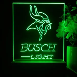Minnesota Vikings Busch Light LED Desk Light