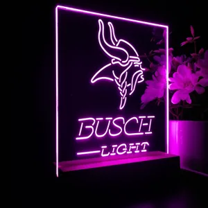 Minnesota Vikings Busch Light LED Desk Light