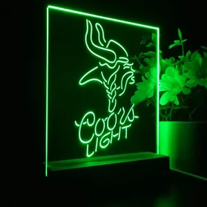 Minnesota Vikings Coors Light LED Desk Light