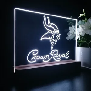 Minnesota Vikings Crown Royal LED Desk Light