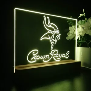 Minnesota Vikings Crown Royal LED Desk Light