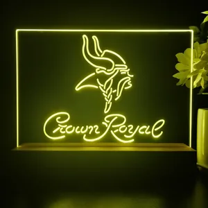 Minnesota Vikings Crown Royal LED Desk Light