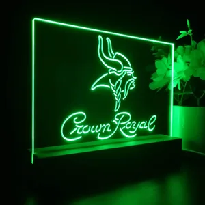 Minnesota Vikings Crown Royal LED Desk Light