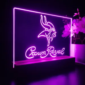 Minnesota Vikings Crown Royal LED Desk Light