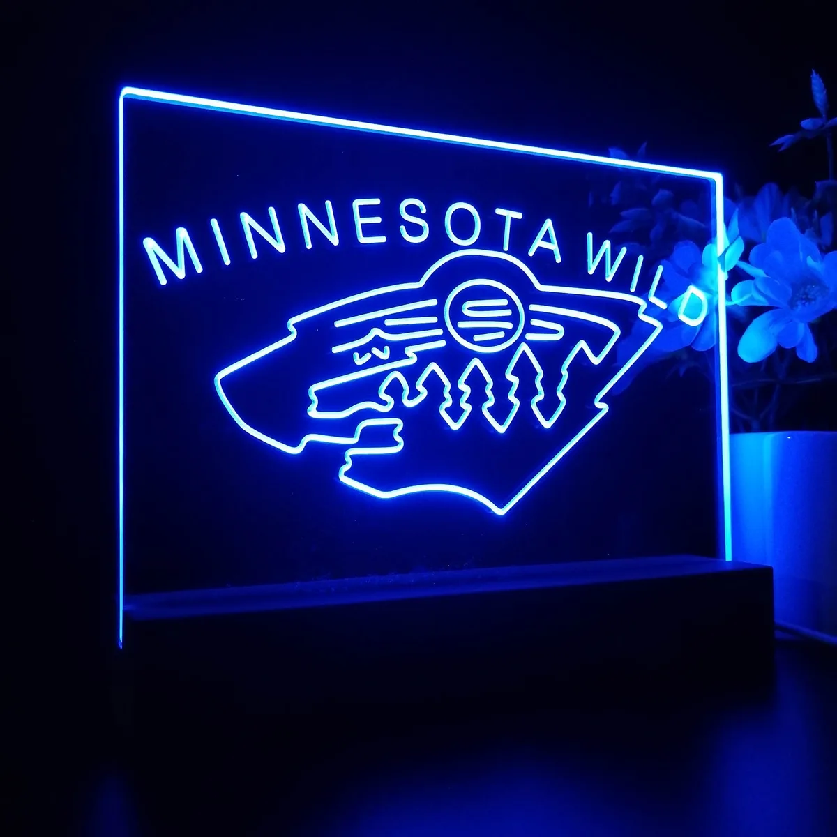 Minnesota Wild Logo 1 LED Desk Light - Legacy Edition