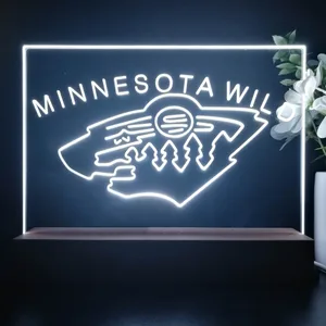 Minnesota Wild Logo 1 LED Desk Light - Legacy Edition