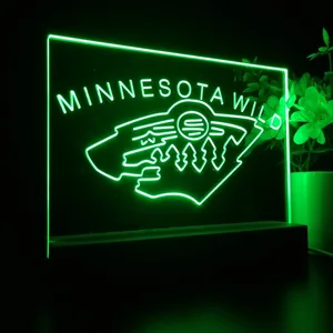 Minnesota Wild Logo 1 LED Desk Light - Legacy Edition