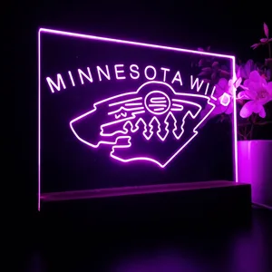 Minnesota Wild Logo 1 LED Desk Light - Legacy Edition