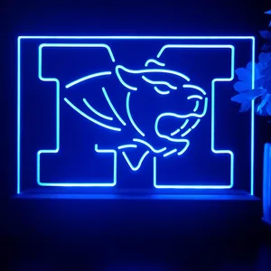 Missouri Tigers Logo LED Desk Light