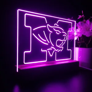 Missouri Tigers Logo LED Desk Light