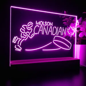 Molson Canadian Hockey LED Desk Light