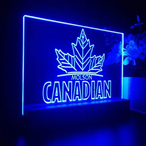 Molson Canadian Logo LED Desk Light