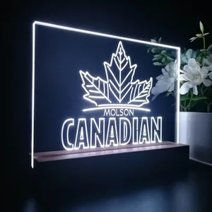 Molson Canadian Logo LED Desk Light