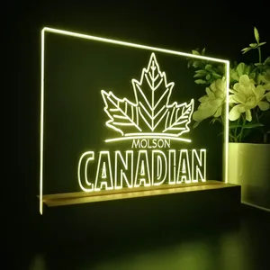 Molson Canadian Logo LED Desk Light