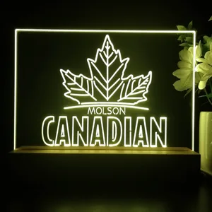Molson Canadian Logo LED Desk Light