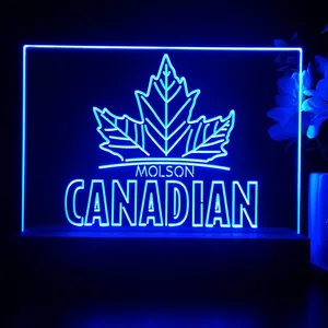 Molson Canadian Logo LED Desk Light