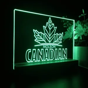 Molson Canadian Logo LED Desk Light