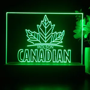 Molson Canadian Logo LED Desk Light
