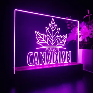 Molson Canadian Logo LED Desk Light