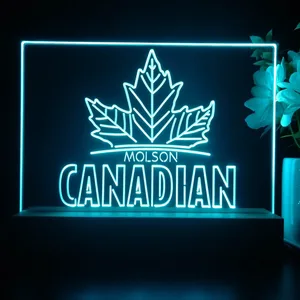 Molson Canadian Logo LED Desk Light