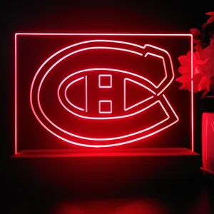Montreal Canadiens Logo 1 LED Desk Light