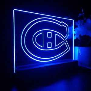 Montreal Canadiens Logo 1 LED Desk Light