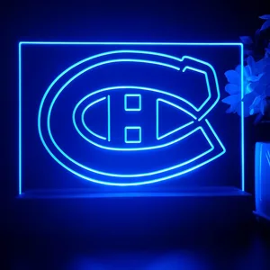 Montreal Canadiens Logo 1 LED Desk Light