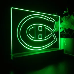 Montreal Canadiens Logo 1 LED Desk Light