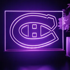 Montreal Canadiens Logo 1 LED Desk Light
