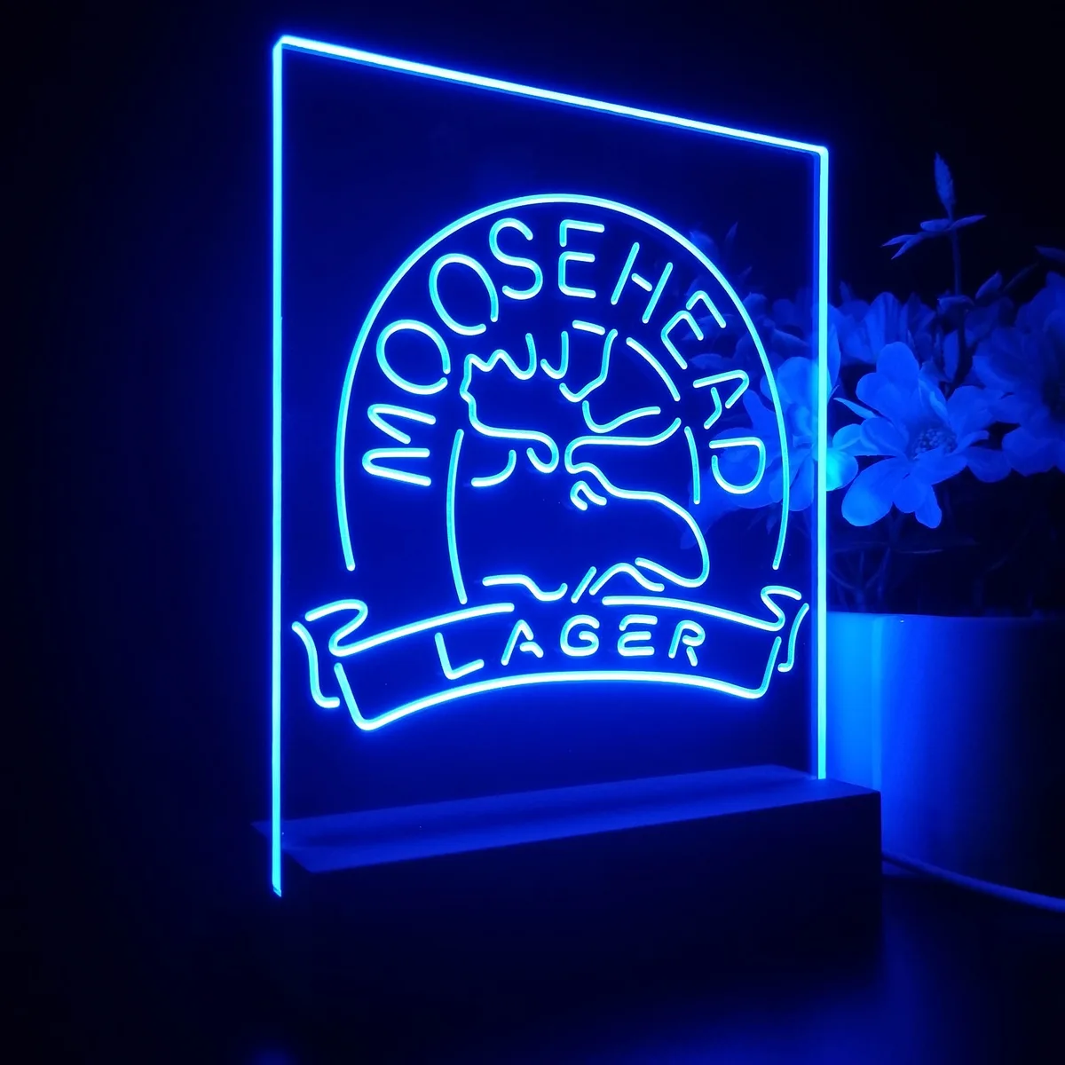 Moosehead Lager Moose Head 2 LED Desk Light