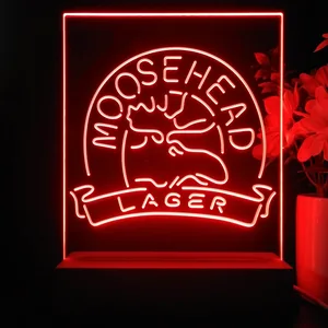 Moosehead Lager Moose Head 2 LED Desk Light