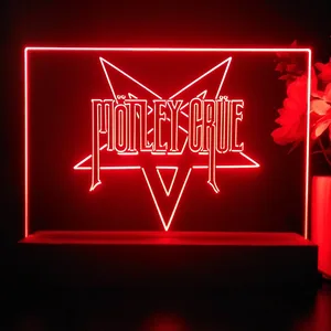 Motley Crue Star LED Desk Light