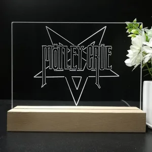 Motley Crue Star LED Desk Light