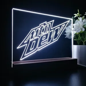 Mountain Dew Logo 2 LED Desk Light