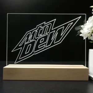 Mountain Dew Logo 2 LED Desk Light