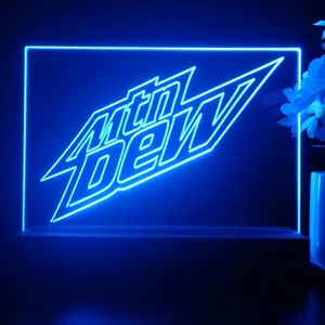 Mountain Dew Logo 2 LED Desk Light