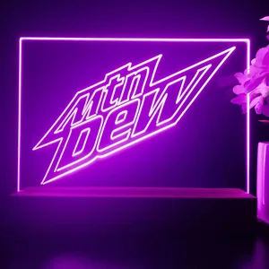 Mountain Dew Logo 2 LED Desk Light
