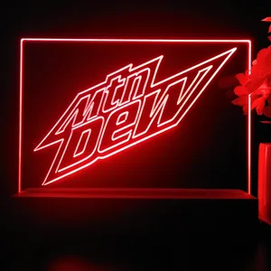 Mountain Dew Logo 2 LED Desk Light