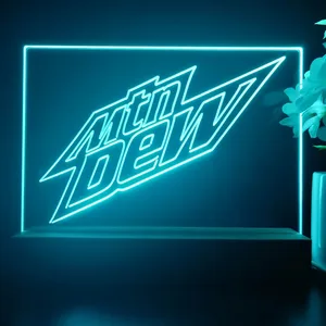 Mountain Dew Logo 2 LED Desk Light