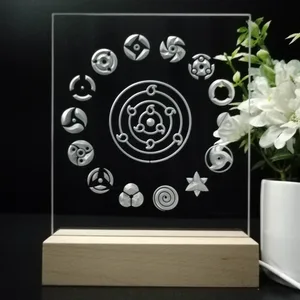 Naruto Akatsuki Sasuke Kakashi Sharingan LED Desk Light